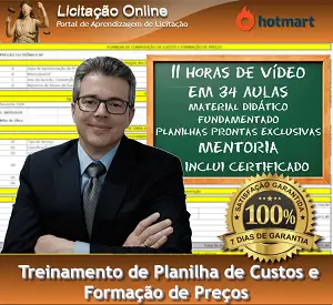 Vem comigo! Treinamento de Planilha de custos e formação de preços